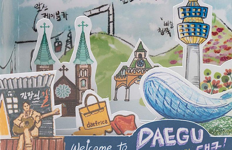 3D Postcards and Miniatures of Daegu Tourism2